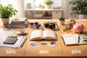 découvrez comment appliquer la méthode 50/30/20 pour mieux gérer votre budget en répartissant vos revenus entre besoins essentiels, envies et épargne.