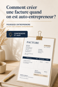 Exemple de facture pour auto-entrepreneur avec informations légales et mise en page