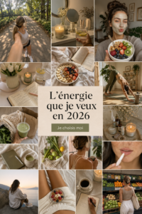 Illustration d'une femme méditant dans un environnement naturel, symbolisant l'énergie positive pour 2026.