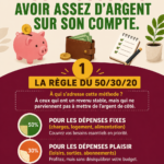 Femme souriante réfléchissant à son budget avec un ordinateur portable.