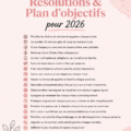 Une femme prenant des notes pour ses résolutions 2026