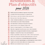 Une femme prenant des notes pour ses résolutions 2026
