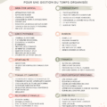 Un planner d'habitudes illustré sur une table