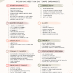 Un planner d'habitudes illustré sur une table