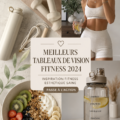 Un tableau de vision fitness inspirant avec des images de santé et de bien-être