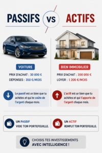 Femme utilisant des outils financiers pour gérer ses actifs et passifs.