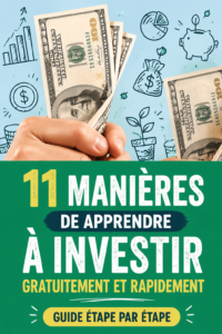 Femme souriante examinant des graphiques d'investissement sur un ordinateur