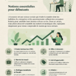 Femme lisant un livre sur l'économie dans un café chaleureux.