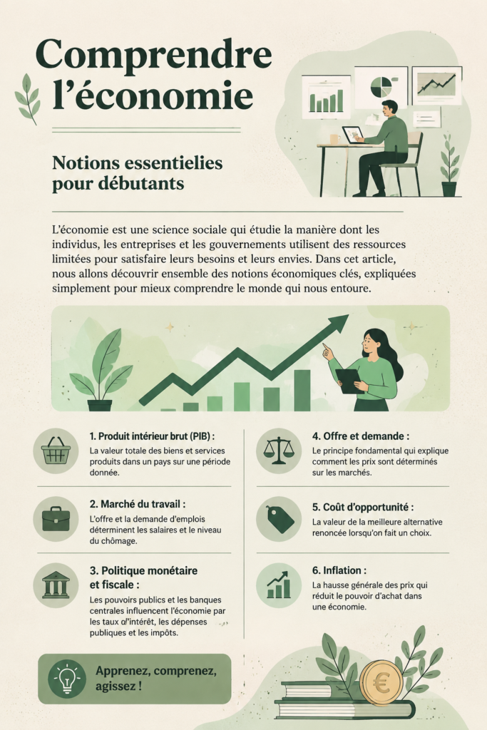Femme lisant un livre sur l'économie dans un café chaleureux.