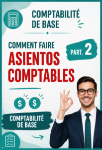 Femme d'affaires souriante regardant un ordinateur portable en écrivant des notes comptables.