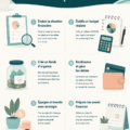 Femme travaillant sur son budget avec des outils pratiques pour une gestion financière saine.