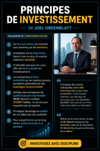 Une illustration des principes d'investissement de Joel Greenblatt, idéale pour inspirer des femmes souhaitant optimiser leurs finances.