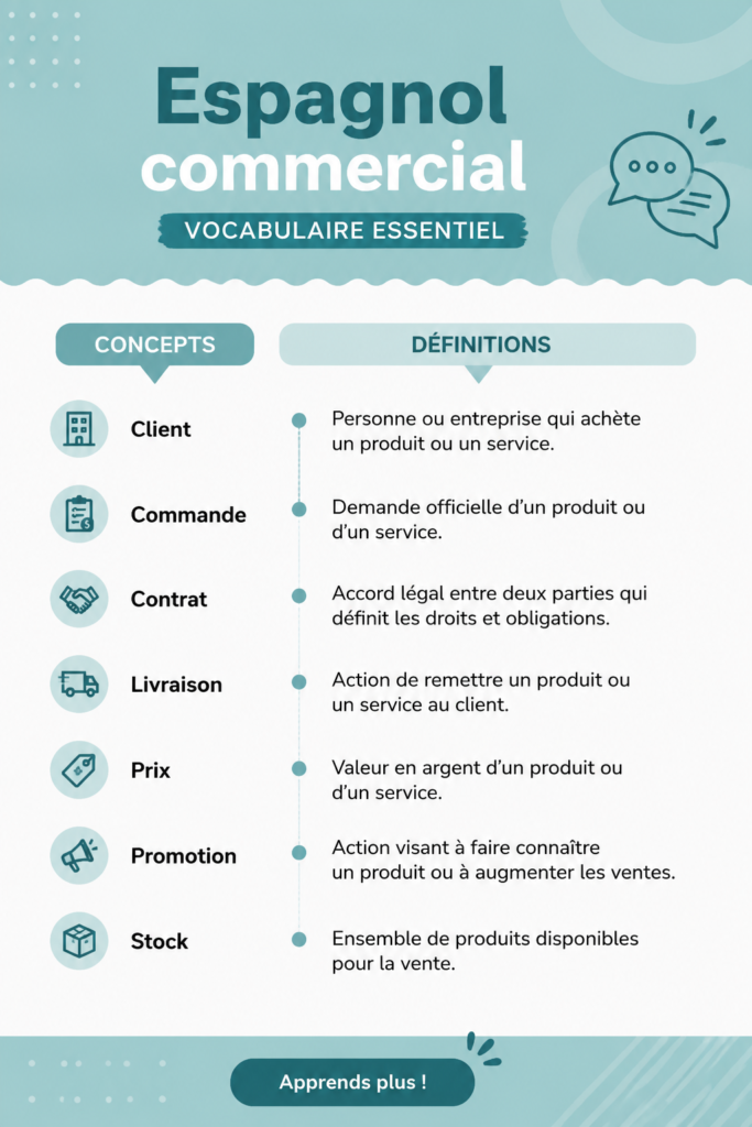 Apprendre le vocabulaire financier en espagnol à travers un livre et un ordinateur.