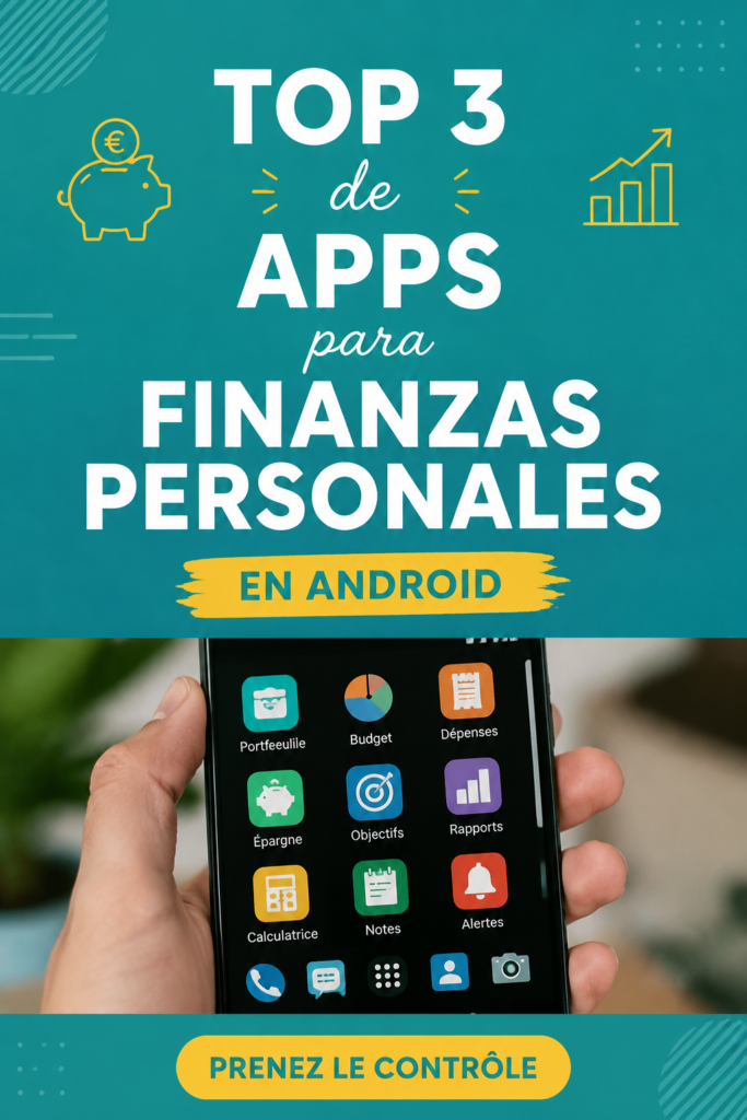 Capture d'écran d'une application de gestion financière sur Android avec un budget bien organisé.