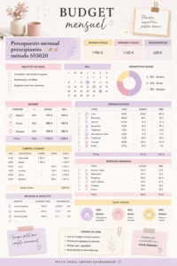 Femme organisant son budget mensuel avec méthode 50/30/20