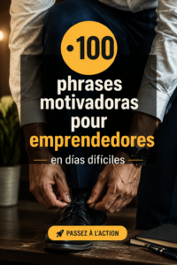 Une femme d'affaires souriante lisant des citations motivantes