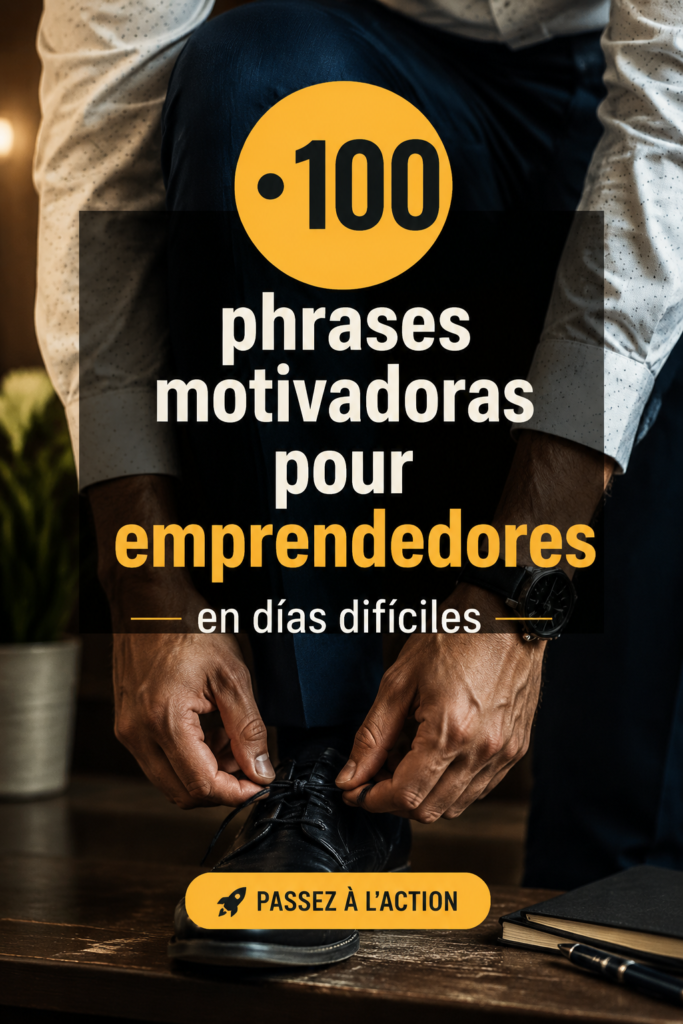 Une femme d'affaires souriante lisant des citations motivantes