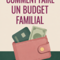 Femme en train de planifier son budget familial avec des documents et un ordinateur
