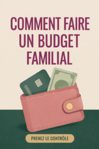 Femme en train de planifier son budget familial avec des documents et un ordinateur