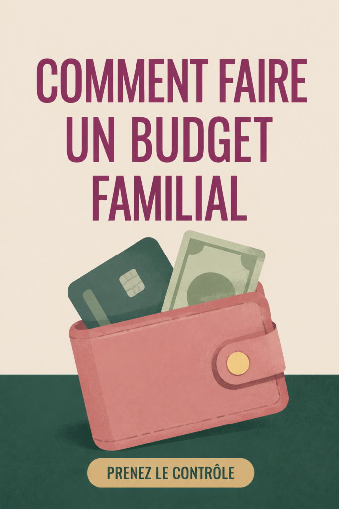 Femme en train de planifier son budget familial avec des documents et un ordinateur