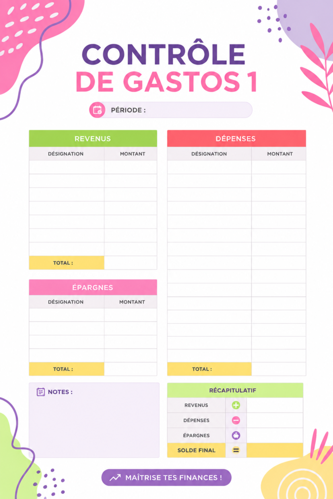 Femme utilisant une application de gestion financière pour contrôler ses dépenses