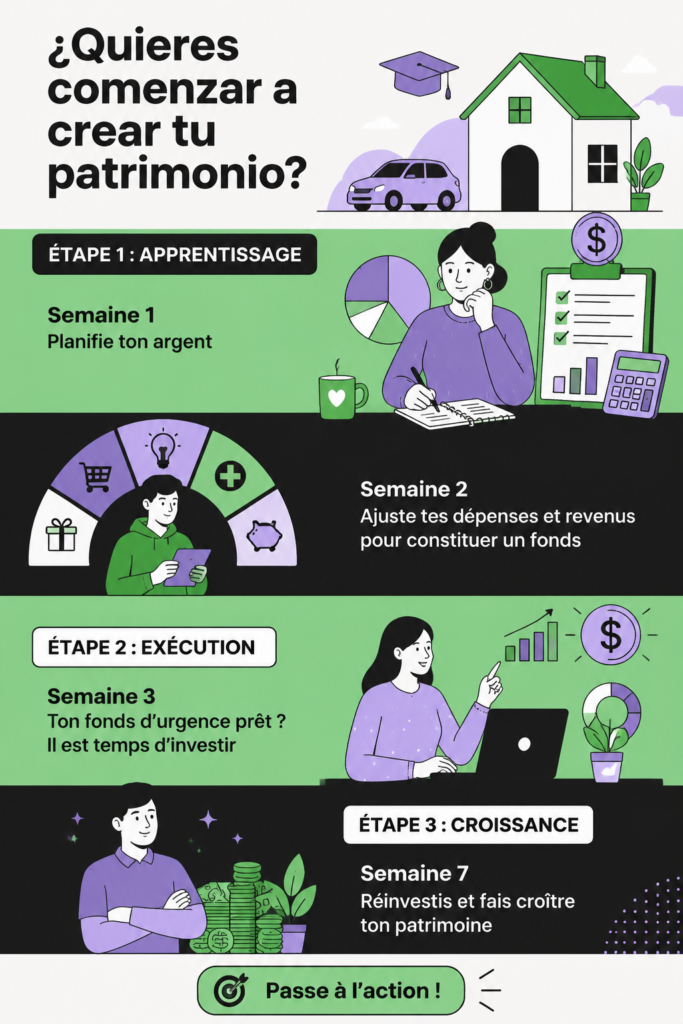 Femme regardant des graphiques financiers pour construire son patrimoine