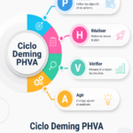 Schéma illustrant le cycle Deming appliqué à la gestion financière.