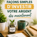 Une femme souriante analysant ses investissements financiers