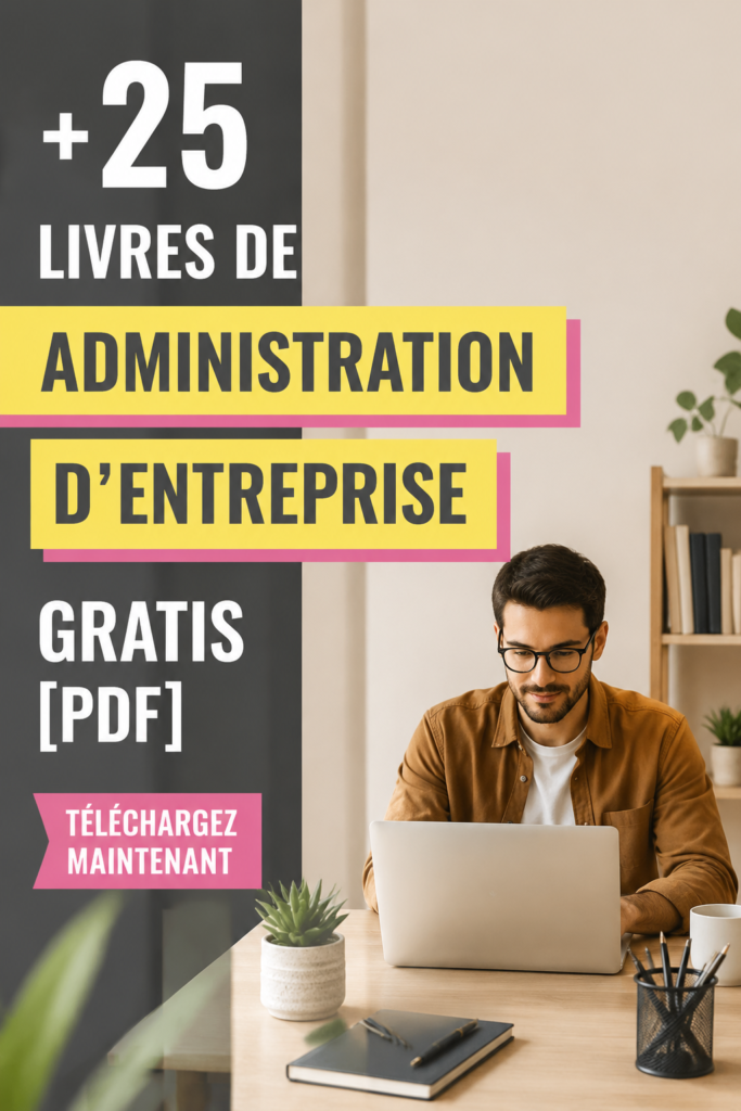 Couverture d'un livre sur l'administration des entreprises en format PDF