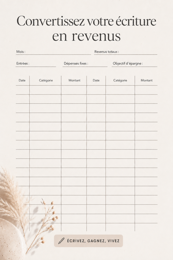 Femme utilisant son ordinateur pour écrire, inspirée par Pinterest pour monétiser son contenu.