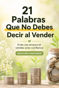 Une femme explique les termes à éviter lors d'une vente pour faire passer un message clair.