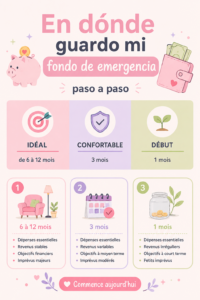 Femme souriante réfléchissant à son fonds d'urgence et aux meilleures options d'épargne.