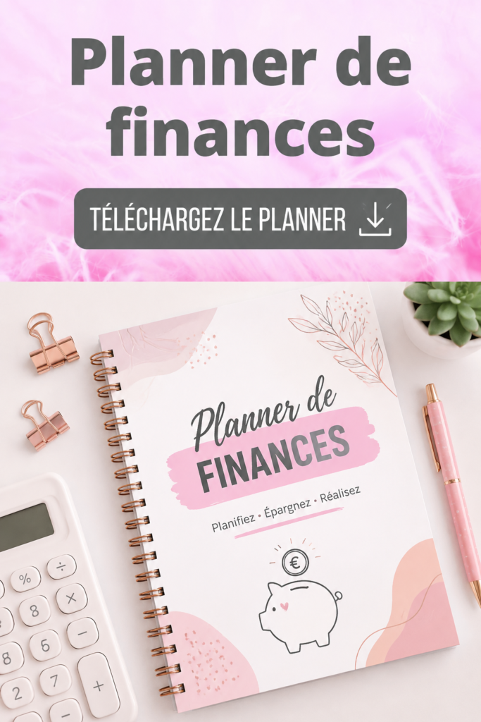 Femme utilisant un planner financier pour organiser ses finances personnelles.