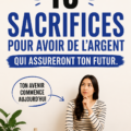 Femme réfléchissant à des sacrifices financiers pour son avenir