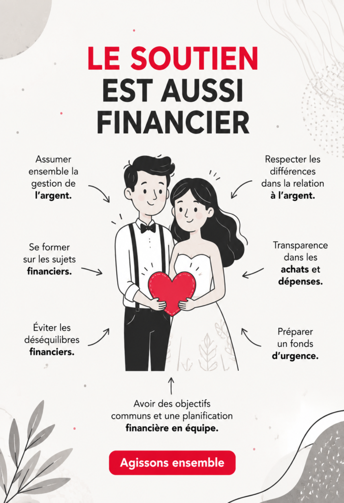 Femme souriante discutant de finance en prenant des notes.