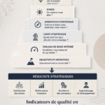 Femme utilisant un tableau de bord financier pour prendre des décisions éclairées.