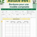Femme utilisant Excel pour gérer ses finances avec une interface de tableur comptable ouverte.