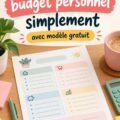Femme attentive à son budget et à ses finances personnelles, notant dans un cahier ou sur un ordinateur.
