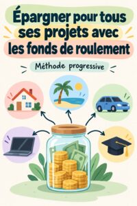Femme souriante tenant un carnet de budget pour économiser