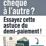 Une femme souriante gérant ses finances avec un carnet et un calculateur
