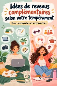 Femme travaillant sur son ordinateur à domicile, explorant des idées de side hustle.