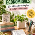 Femme souriante pratiquant un hobby économique à domicile