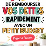 Femme examinant ses finances avec des documents de budget et des calculatrices.