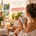 Femme méditant dans un cadre apaisant, symbolisant le bien-être et les rituels quotidiens.