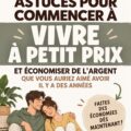 Femme souriante regardant sa liste de dépenses pour économiser de l'argent