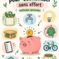 Femme réfléchissant à des astuces pour économiser judicieusement