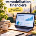 Femme analyzant des données financières sur un ordinateur, illustrant la modélisation financière.