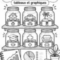 Femme regardant des graphiques de fonds de réserve sur un ordinateur