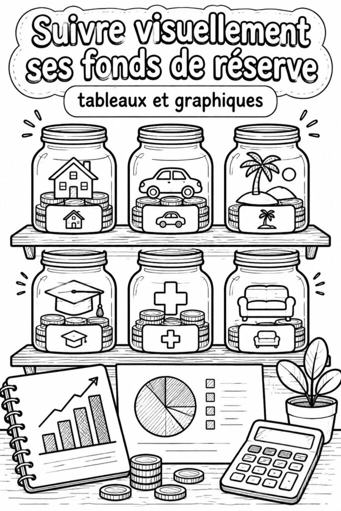 Femme regardant des graphiques de fonds de réserve sur un ordinateur