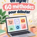 Une femme souriante travaillant sur son ordinateur portable en explorant des idées de revenus passifs en ligne